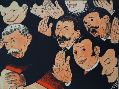 Félix VALLOTTON : L'Agitation (Pépinière), Lithographie originale (photo de détail 5) - Crédit photo : Galerie Art.Paris