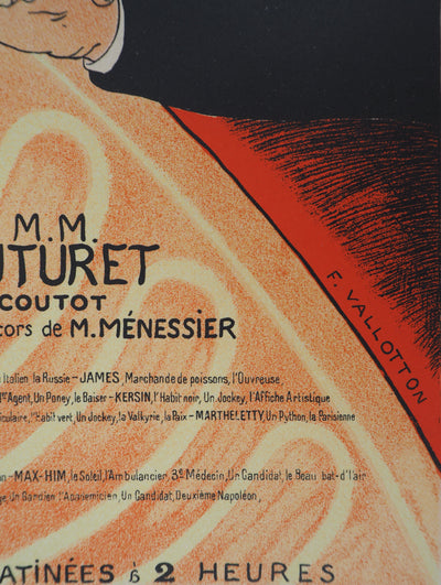 Félix VALLOTTON : L'Agitation (Pépinière), Lithographie originale (photo de détail 6) - Crédit photo : Galerie Art.Paris