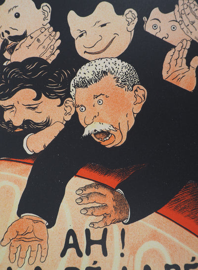 Félix VALLOTTON : L'Agitation (Pépinière), Lithographie originale (photo de détail 8) - Crédit photo : Galerie Art.Paris