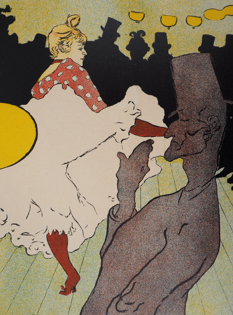 Henri DE TOULOUSE-LAUTREC : Le Moulin Rouge, la Goulue, Lithographie originale (photo de détail 4) - Crédit photo : Galerie Art.Paris