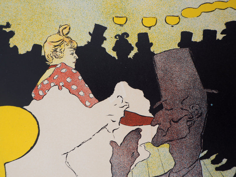 Henri DE TOULOUSE-LAUTREC : Le Moulin Rouge, la Goulue, Lithographie originale (photo de détail 8) - Crédit photo : Galerie Art.Paris