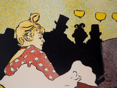Henri DE TOULOUSE-LAUTREC : Le Moulin Rouge, la Goulue, Lithographie originale (photo de détail 9) - Crédit photo : Galerie Art.Paris