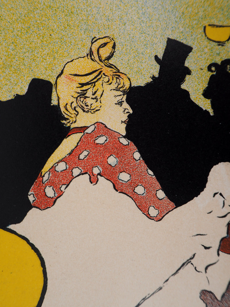 Henri DE TOULOUSE-LAUTREC : Le Moulin Rouge, la Goulue, Lithographie originale (photo de détail 10) - Crédit photo : Galerie Art.Paris