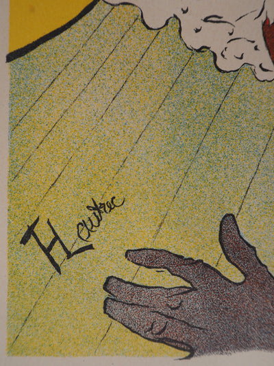 Henri DE TOULOUSE-LAUTREC : Le Moulin Rouge, la Goulue, Lithographie originale (photo de détail 3) - Crédit photo : Galerie Art.Paris