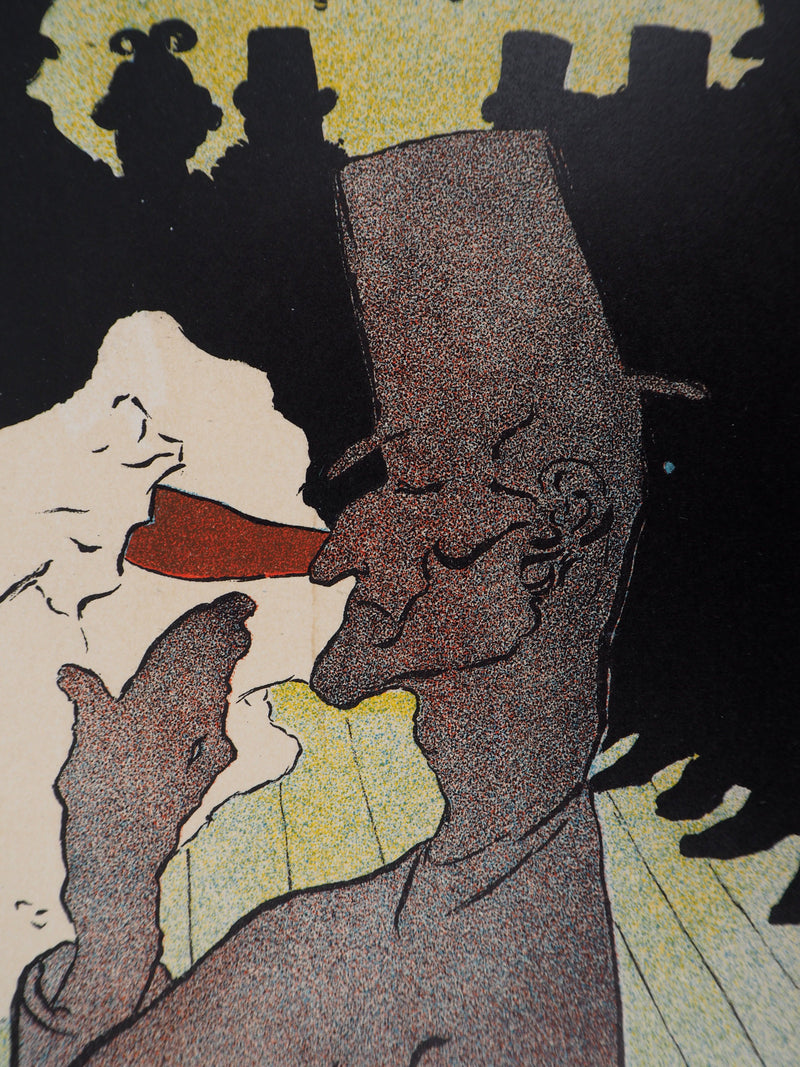 Henri DE TOULOUSE-LAUTREC : Le Moulin Rouge, la Goulue, Lithographie originale (photo de détail 5) - Crédit photo : Galerie Art.Paris