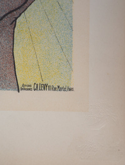 Henri DE TOULOUSE-LAUTREC : Le Moulin Rouge, la Goulue, Lithographie originale (photo de détail 13) - Crédit photo : Galerie Art.Paris