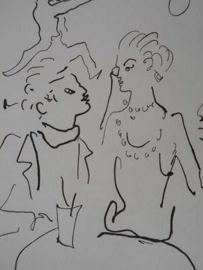 Jean COCTEAU : Le bal du comte d'Orgel : Confidences sur la piste, Gravure originale (photo de détail 5) - Crédit photo : Galerie Art.Paris