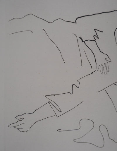 Jean COCTEAU : Le bal du comte d'Orgel : Solitude et rêveries, Gravure originale (photo de détail 3) - Crédit photo : Galerie Art.Paris