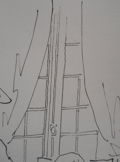 Jean COCTEAU : Le bal du comte d'Orgel : Un réconfort bienvenu, Gravure originale (photo de détail 6) - Crédit photo : Galerie Art.Paris