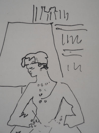Jean COCTEAU : Le bal du comte d'Orgel : La lettre, Gravure originale (photo de détail 2) - Crédit photo : Galerie Art.Paris