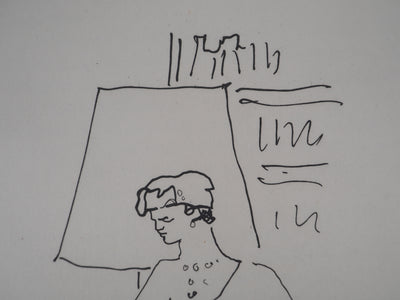 Jean COCTEAU : Le bal du comte d'Orgel : La lettre, Gravure originale (photo de détail 4) - Crédit photo : Galerie Art.Paris