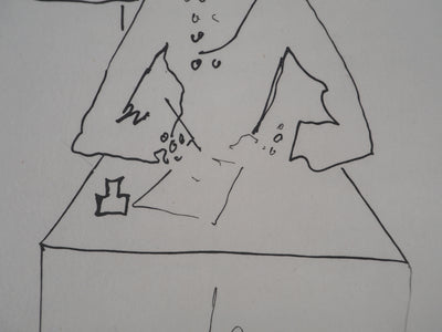 Jean COCTEAU : Le bal du comte d'Orgel : La lettre, Gravure originale (photo de détail 5) - Crédit photo : Galerie Art.Paris