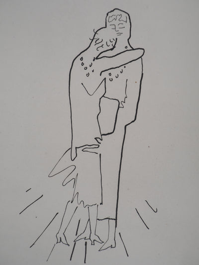 Jean COCTEAU : Le bal du comte d'Orgel : Douceur maternelle, Gravure originale (photo de détail 2) - Crédit photo : Galerie Art.Paris