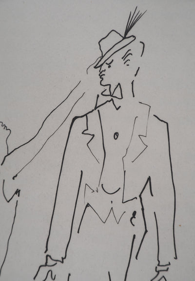 Jean COCTEAU : Le bal du comte d'Orgel : Essayages, Gravure originale (photo de détail 2) - Crédit photo : Galerie Art.Paris