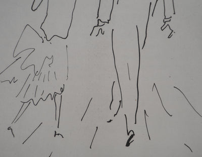 Jean COCTEAU : Le bal du comte d'Orgel : Essayages, Gravure originale (photo de détail 5) - Crédit photo : Galerie Art.Paris