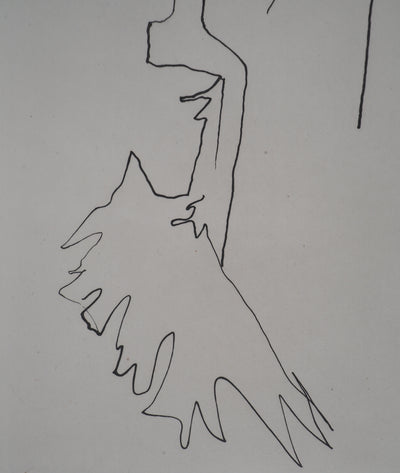 Jean COCTEAU : Le bal du comte d'Orgel : Les amoureux, Gravure originale (photo de détail 3) - Crédit photo : Galerie Art.Paris