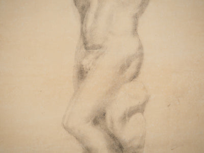 G. MASSE : Nu féminin, Dessin original signé