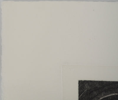 Philippe Mohlitz: Hearing, Skeleton Musician, Original signed engraving
