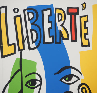 Fernand Leger : Liberté j’écris ton nom, Sérigraphie signée
