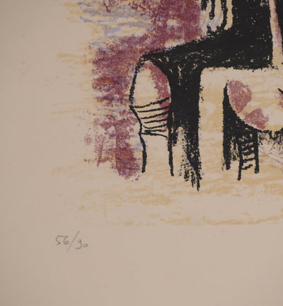 Wifredo LAM : Esprits Primals, Lithographie originale signée