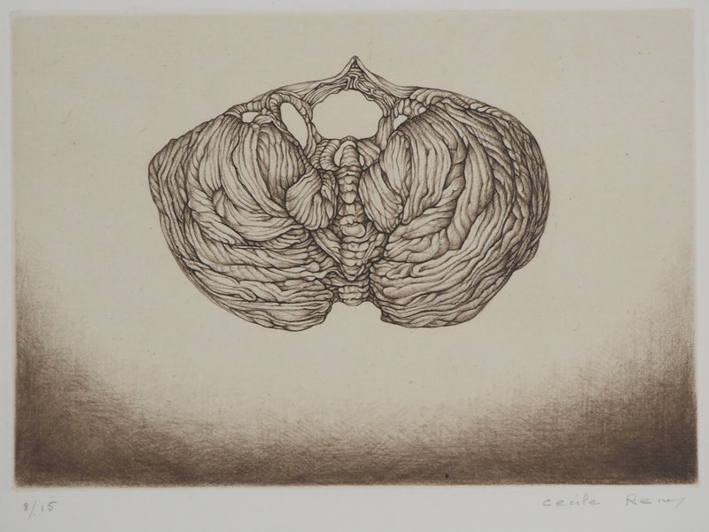 Cécile REIMS : Aube, Gravure originale signée