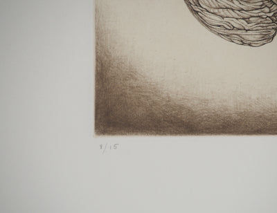 Cécile REIMS : Aube, Gravure originale signée