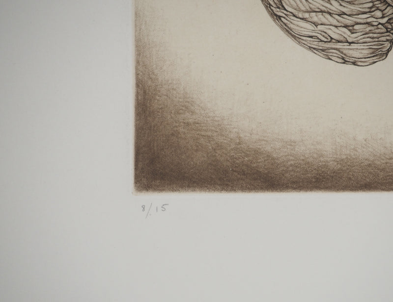 Cécile REIMS : Aube, Gravure originale signée