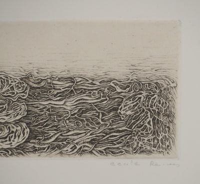 Cécile REIMS : Paysages anatomiques, Gravure originale signée