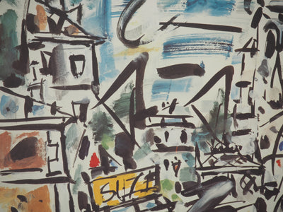 Gen PAUL : Notre-Dame, Paris, Lithographie signée