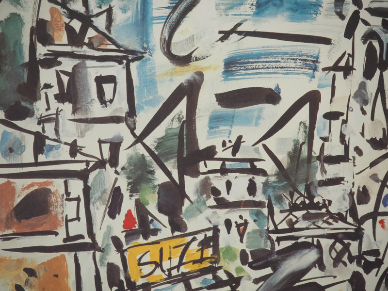 Gen PAUL : Notre-Dame, Paris, Lithographie signée