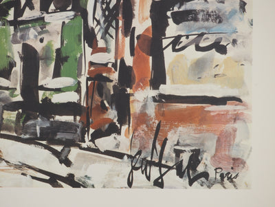 Gen PAUL : Montmartre, Paris, Lithographie signée