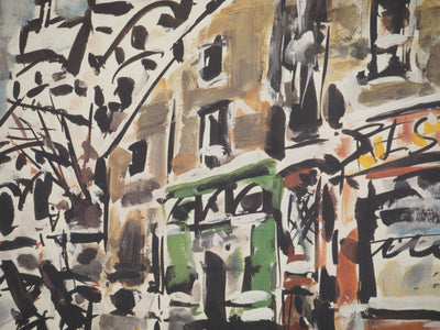 Gen PAUL : Montmartre, Paris, Lithographie signée