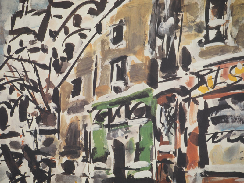 Gen PAUL : Montmartre, Paris, Lithographie signée