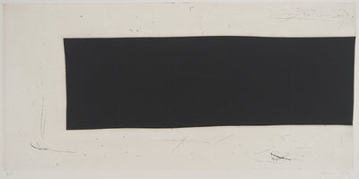 Francesc Pol : Rectangle noir, Gravure originale signée