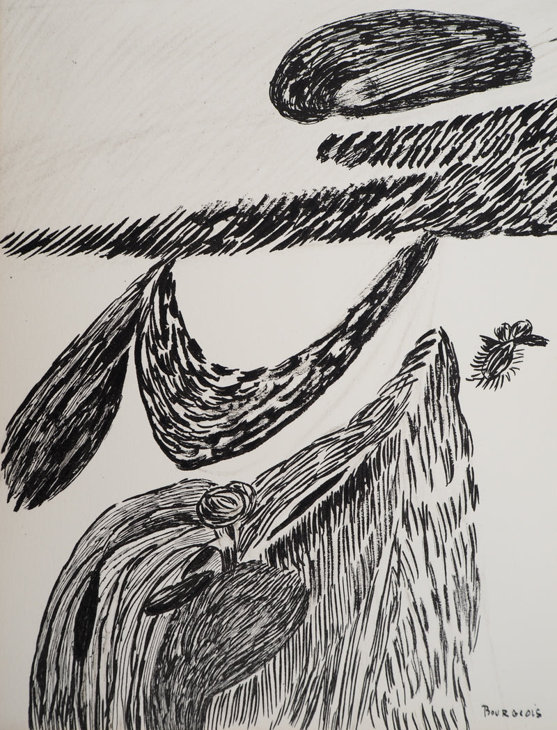 Louise BOURGEOIS : Vie intérieure, Lithographie originale signée