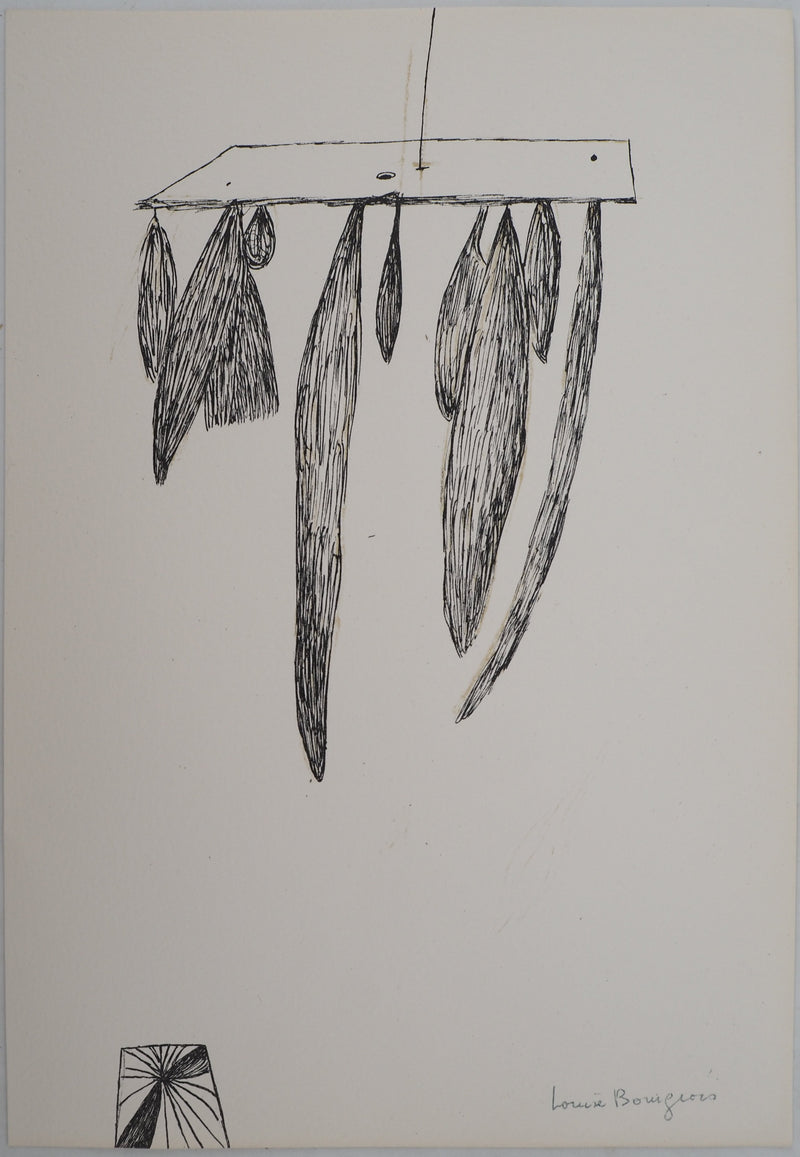 Louise BOURGEOIS : Gerbes, Lithographie originale signée