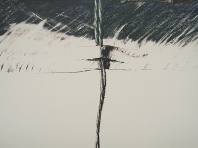 Gérard TITUS-CARMEL : Composition à la corde, Affiche en lithographie originale signée