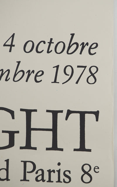 Gérard TITUS-CARMEL : Composition à la corde, Affiche en lithographie originale signée