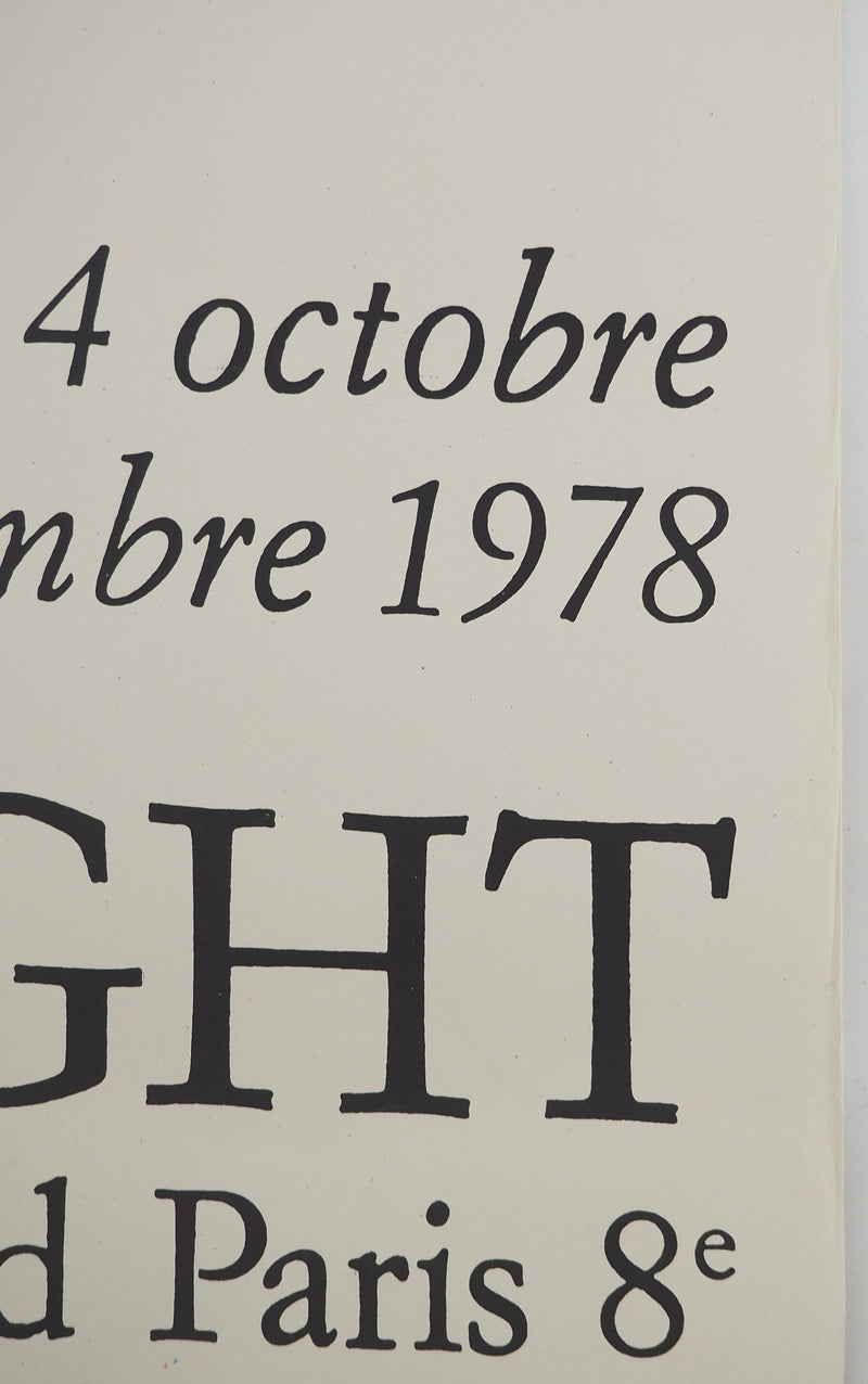 Gérard TITUS-CARMEL : Composition à la corde, Affiche en lithographie originale signée