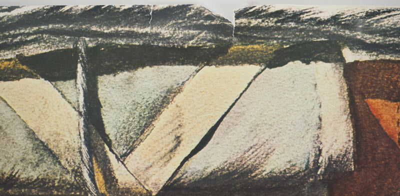 Gérard TITUS-CARMEL : Composition à la corde, Affiche en lithographie originale signée