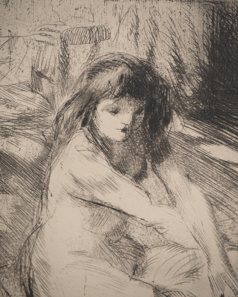 Jacques VILLON : Les poupées, Gravure originale signée