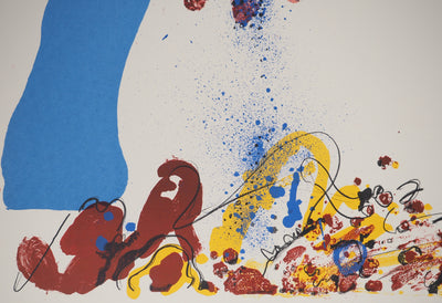 Paul REBEYROLLE : L'empreinte, Affiche en lithographie originale