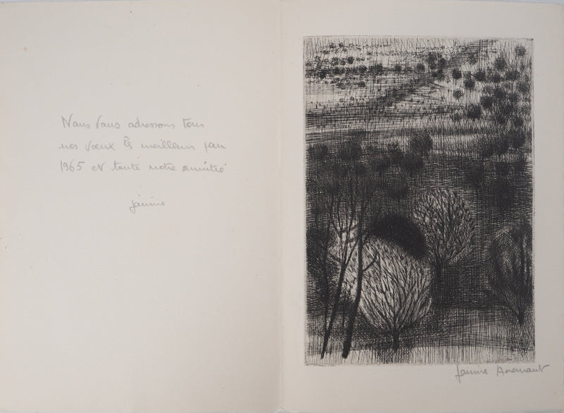 Janine ACREMANT : Paysage d&