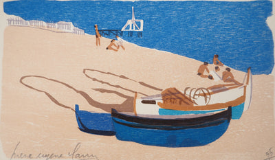 Pierre-Eugène CLAIRIN : Bord de Mer, Lithographie originale (photo de détail 3) - Crédit photo : Galerie Art.Paris