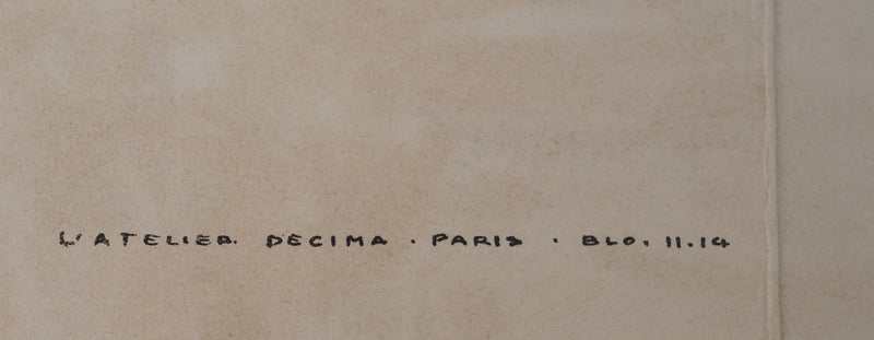 Maurice CHOT-PLASSOT : Patinoire, Lithographie originale (photo de détail 6) - Crédit photo : Galerie Art.Paris