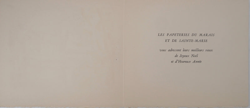 André PLANSON : Le Marais , Lithographie originale (photo de détail 8) - Crédit photo : Galerie Art.Paris