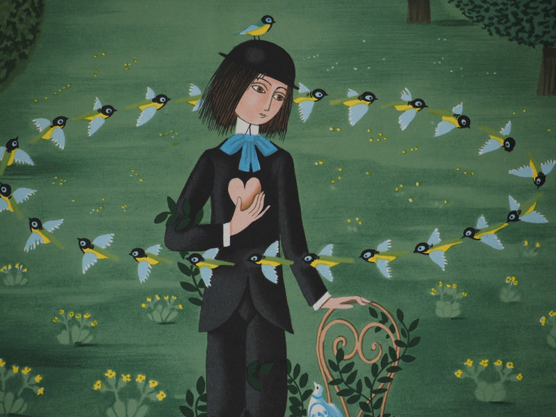 Raymond PEYNET : Le printemps amoureux, Lithographie originale signée