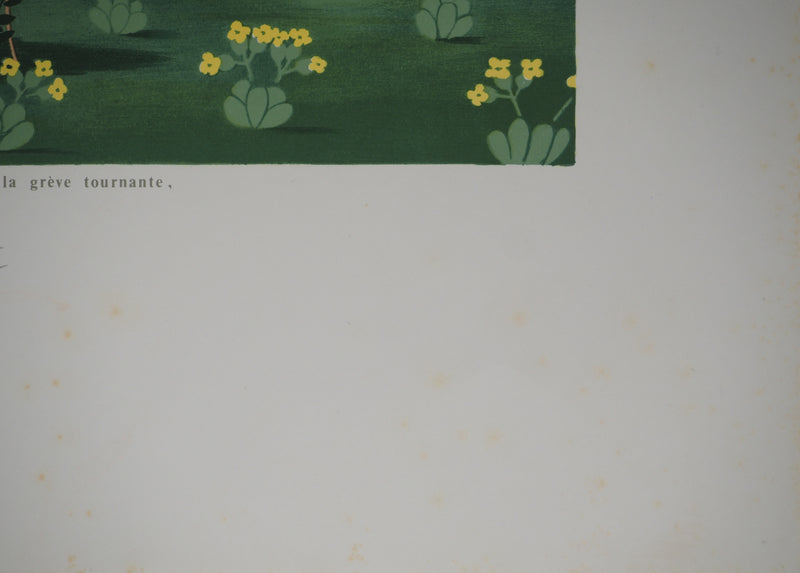 Raymond PEYNET : Le printemps amoureux, Lithographie originale signée
