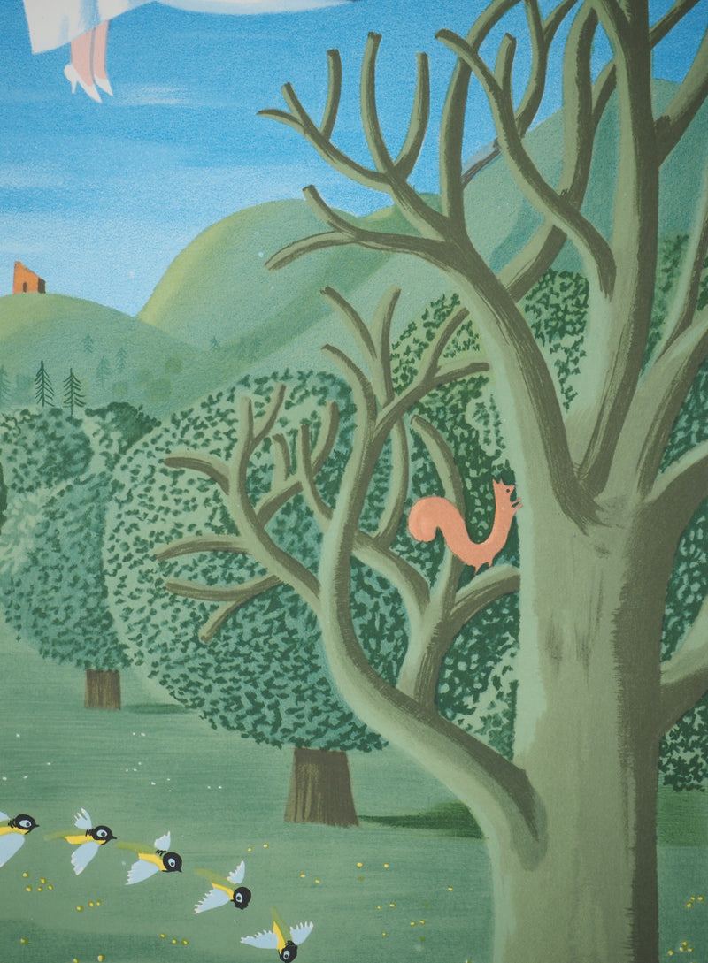 Raymond PEYNET : Le printemps amoureux, Lithographie originale signée