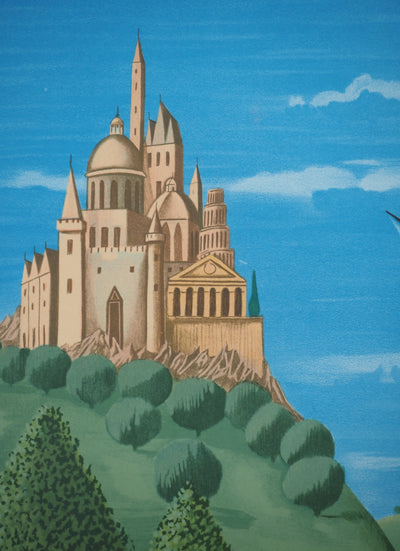 Raymond PEYNET : Le printemps amoureux, Lithographie originale signée
